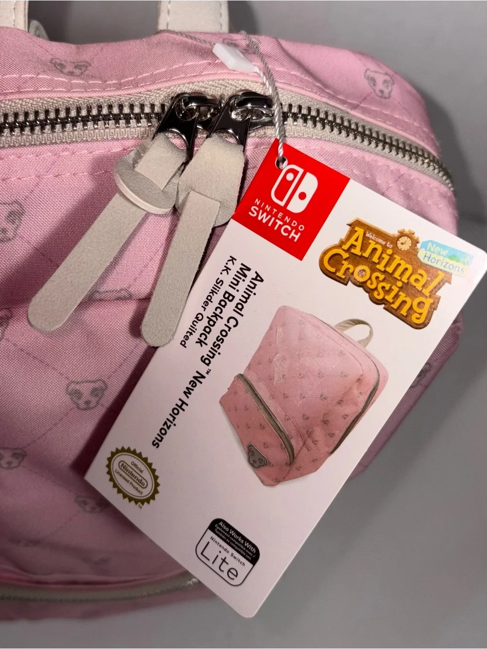 Controller Gear Nintendo Animal Crossing K.K. Quilted Mini Backpack Switch Case